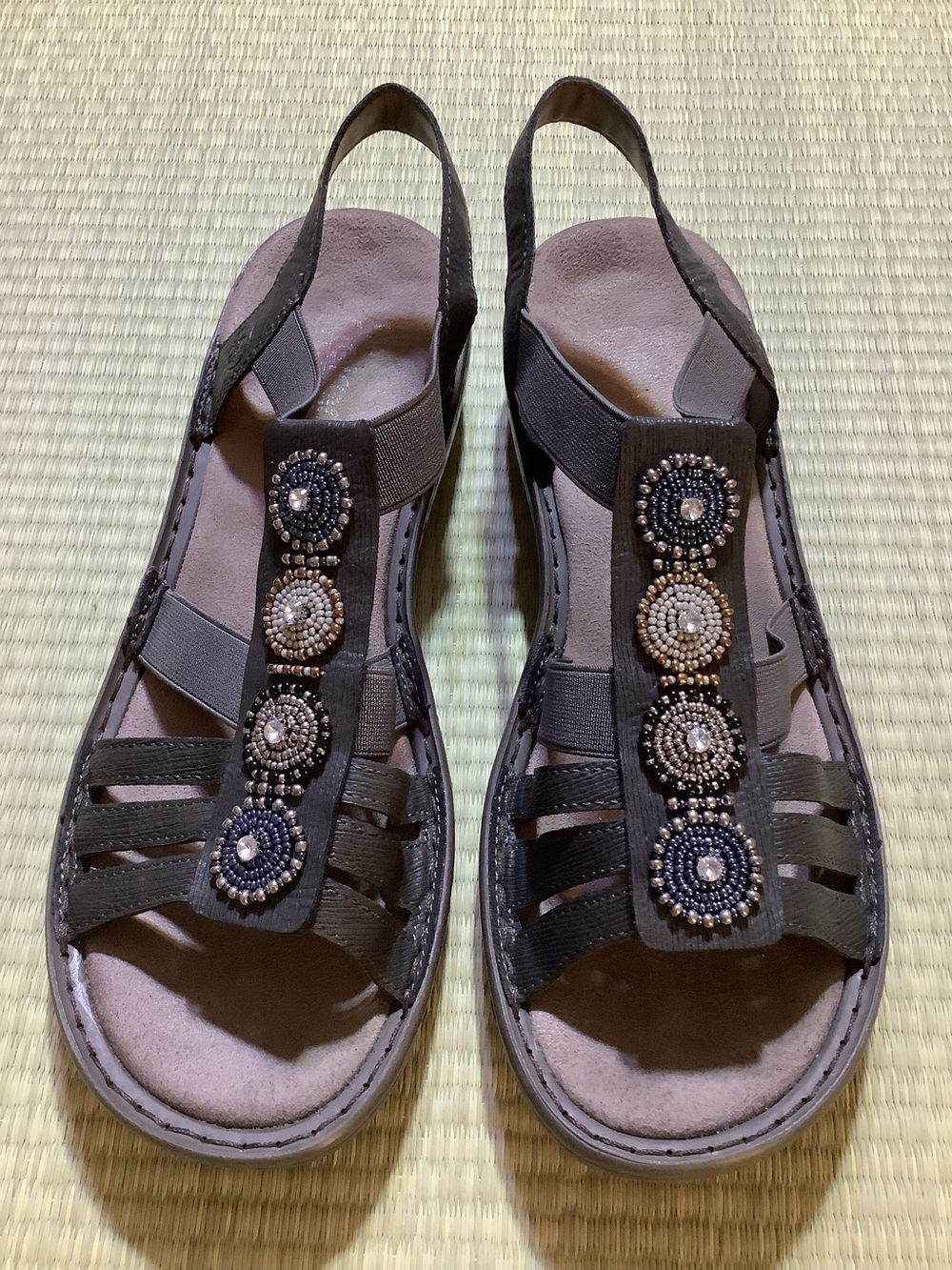 Ladies Rieker Regina G9 Sandals EUR 40 Women's Embellished Flat Sandals